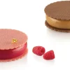 Moule silicone 6 ronds décorés biscuit 30 x 17,5 cm Silikomart