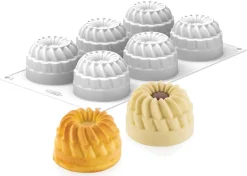 Moule silicone 6 ronds Pleincoeur Ø 7 x 4,8 cm Silikomart