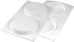 Moule silicone 2 ronds 30 x 17,5 cm Silikomart
