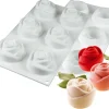 Moule silicone Rosa 6 roses 30 x 17,5 cm Silikomart