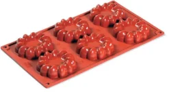 Moule silicone 6 Saint Honoré Ø 8 cm 30 x 17 cm Pavoni