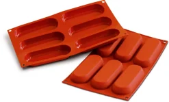 Moule silicone Silicon Flex 6 biscuits 13 x 5 cm 30 x 17,5 cm Silikomart
