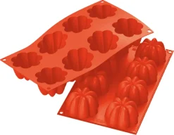 Moule silicone Silicon Flex 8 charlottes Ø 7 cm 30 x 17,5 cm Silikomart