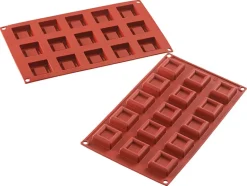 Moule silicone Silicon Flex 15 carrés 3,8 x 3,8 cm 30 x 17,5 cm Silikomart
