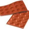 Moule silicone Silicon Flex 15 mini tartelettes Ø 4,5 cm 30 x 17,5 cm Silikomart