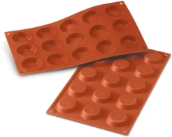 Moule silicone Silicon Flex 15 mini tartelettes Ø 4,5 cm 30 x 17,5 cm Silikomart