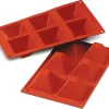 Moule silicone Silicon Flex 6 pyramides 7,1 x 7,1 cm 30 x 17,5 cm Silikomart