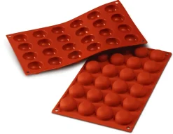 Moule silicone Silicon Flex 24 pomponnettes Ø 3,4 cm 30 x 17,5 cm Silikomart