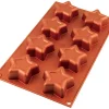 Moule silicone Silicon Flex 8 étoiles Ø 7 cm 30 x 17,5 cm Silikomart