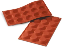 Moule silicone Silicon Flex 15 tartelettes Ø 5 cm 30 x 17,5 cm Silikomart