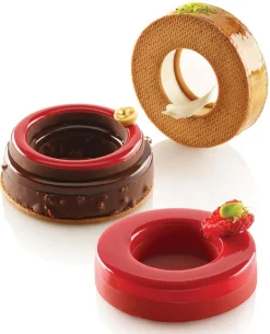 Moule silicone The Ring 6 anneaux 30 x 17,5 cm Silikomart