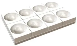 Moule silicone Torta flex 8 demi-sphères Ø 13,5 cm Silikomart