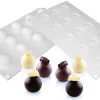Moule silicone Truffe 15 mini truffes Ø 3,2 cm 30 x 17,5 cm Silikomart
