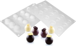 Moule silicone Truffe 15 mini truffes Ø 3,2 cm 30 x 17,5 cm Silikomart