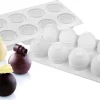 Moule silicone Truffe 8 truffes Ø 6,2 cm 30 x 17,5 cm Silikomart
