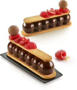 Moule silicone 8 truffle éclairs 30 x 17,5 cm Silikomart