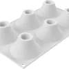 Moule silicone 6 volcans Vesuvio 30 x 17,5 cm Silikomart