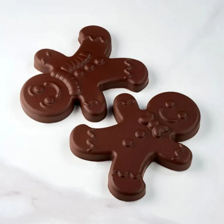 Moules thermoformés Gingerman par Fabrizio Fiorani 12,8 x 16 x ht 4 cm Pavoni