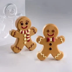 Moules thermoformés Gingerman par Fabrizio Fiorani 12,8 x 16 x ht 4 cm Pavoni