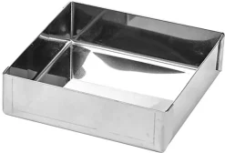 Moule à tartelette carré inox 8 x 8 cm Mallard Ferrière