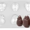 Moule thermoformé Famille poussins Valrhona