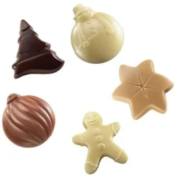 Moule thermoformé Fritures de Noël Valrhona