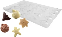 Moule thermoformé Fritures de Noël Valrhona