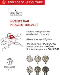 Moulin à poivre Maestro réservoirs interchangeables 11 cm Peugeot