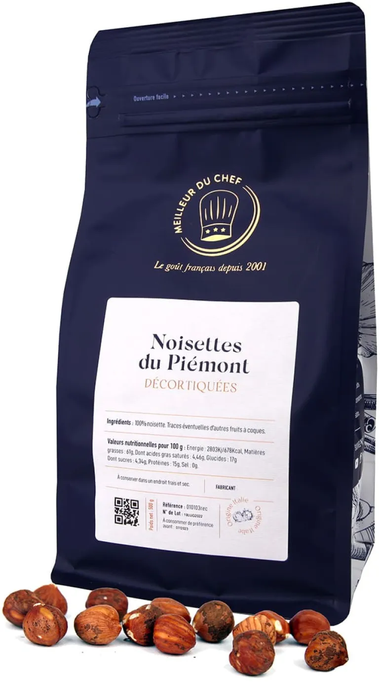Noisette décortiquée TGT du Piémont 500 g