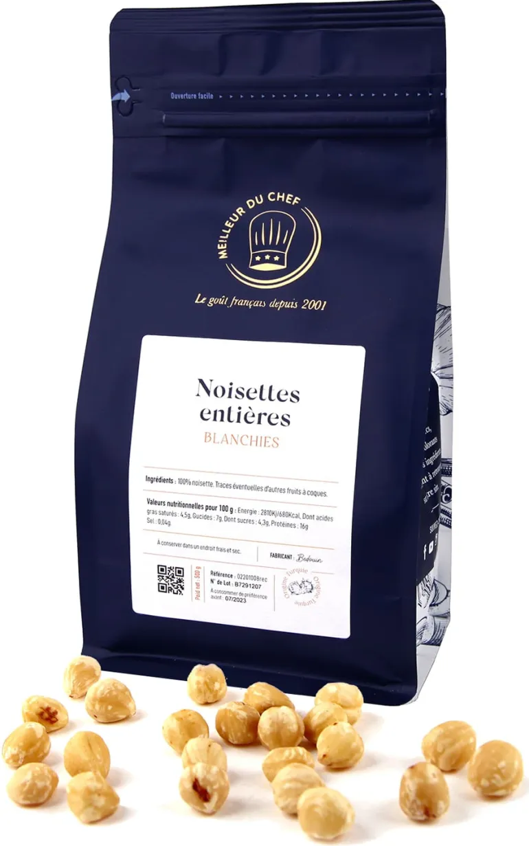 Noisette entière blanchie 500 g
