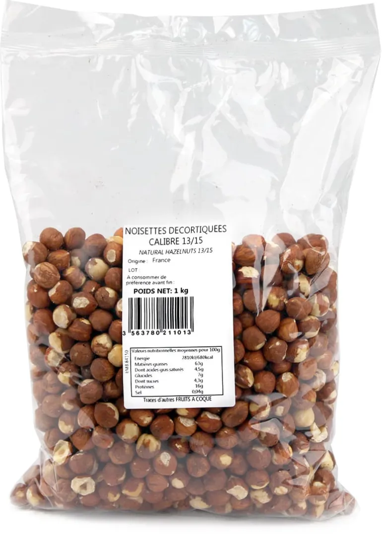 Noisette entière décortiquée 1 kg