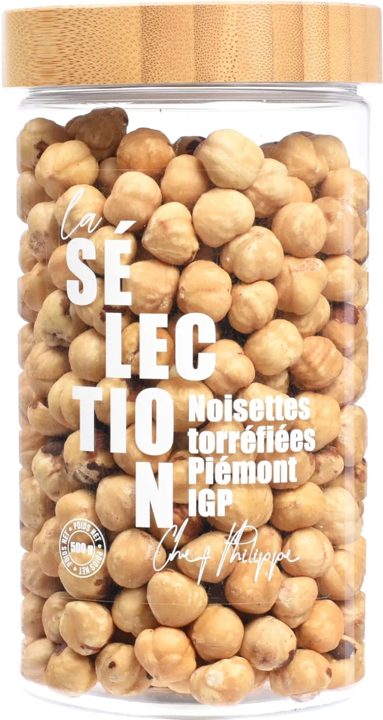Noisettes du Piémont IGP torréfiées 500 g Meilleur du Chef