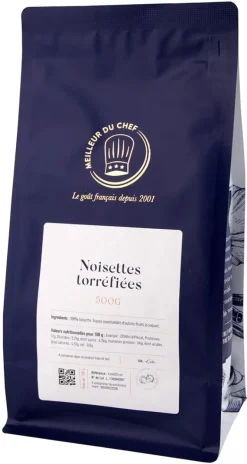 Noisettes torréfiées Origine France 500 g Meilleur du Chef
