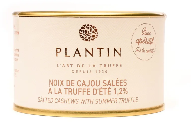 Noix de cajou salées aromatisées à la truffe d'été 80 g Plantin