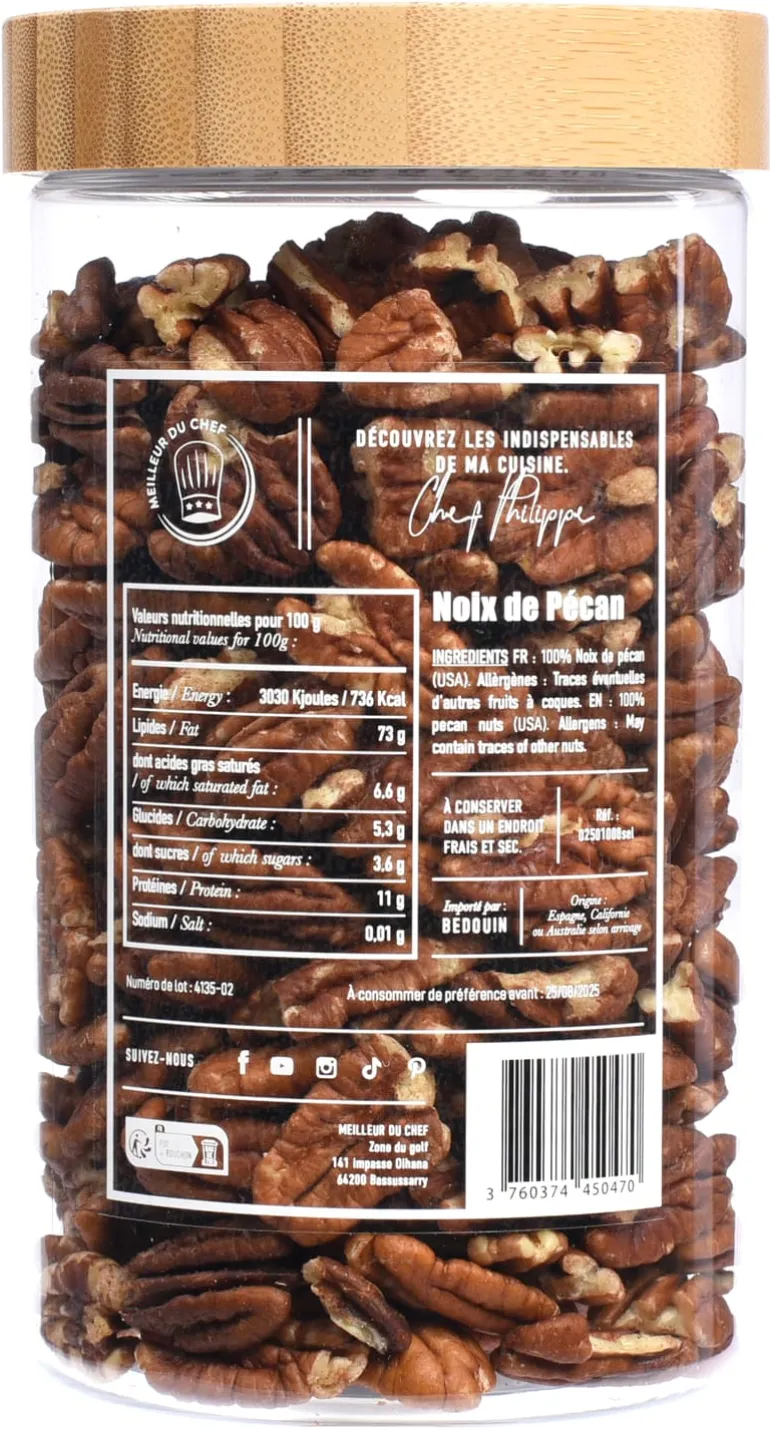 Noix de pécan 400 g Meilleur du Chef