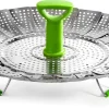 Panier cuit vapeur en inox et silicone Ibili