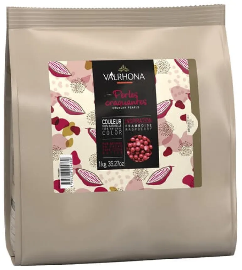 Perles croustillantes Inspiration framboise 1 kg Valrhona