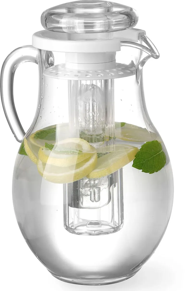 Pichet avec tube à glaçons 3 litres Hendi