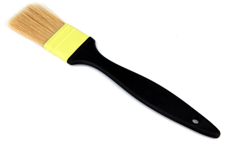 Pinceau pâtisserie en soie naturelle Lrg 4 cm Matfer