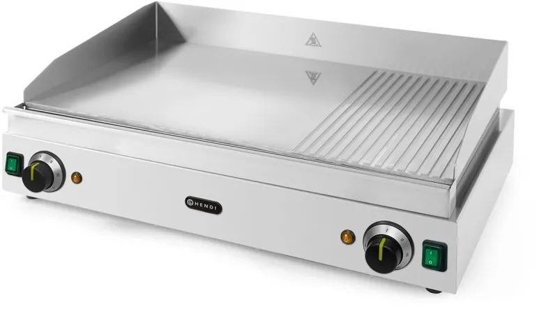 Plancha 1/3 grill grand modèle 72 cm Hendi