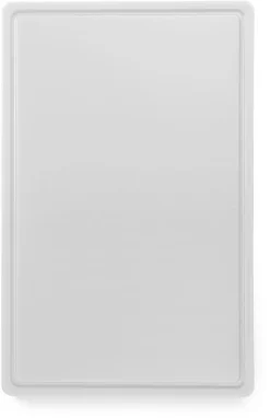 Planche à découper HDPE 500 blanche 53 x 32,5 cm Hendi