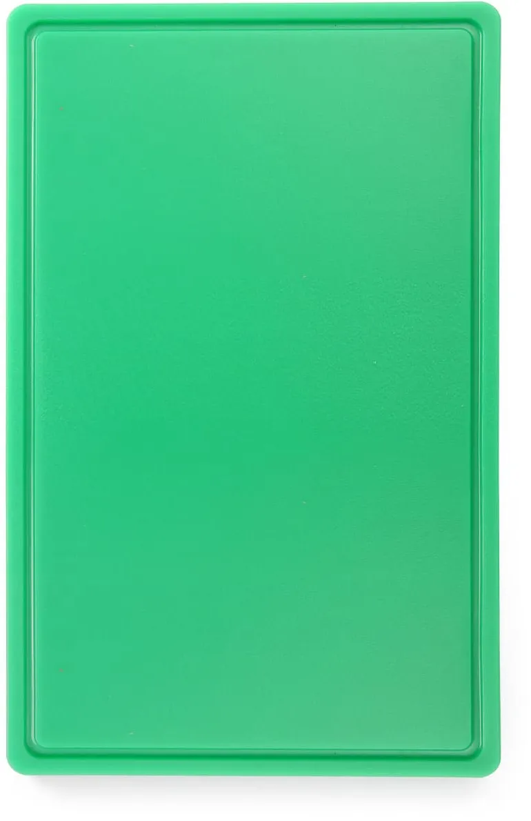 Planche à découper HDPE 500 verte 53 x 32,5 cm Hendi