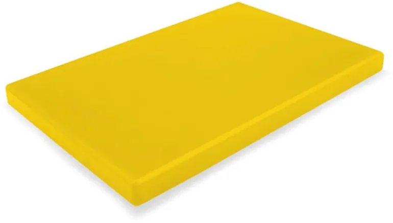 Planche à découper polyéthylène jaune 53 x 32,5 x ep 2 cm Matfer