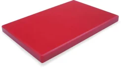 Planche à découper polyéthylène rouge 53 x 32,5 x ep 2 cm Matfer