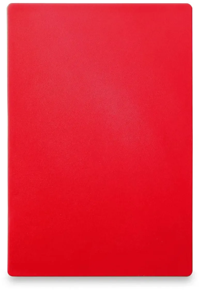 Planche à découper professionnelle rouge 60 x 40 cm