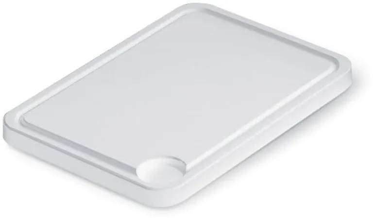 Planche polyéthylène blanche avec rigole 40 x 30 cm (avec pieds) Matfer