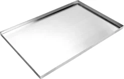 Plaque à bords droits inox 60 x 40 cm Mallard Ferrière