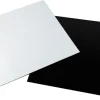 Plaque carton rectangle Blanc et noir 20 x 30 cm (x 10) Meilleur du Chef