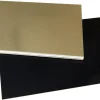 Plaque carton rectangle or et noir 20 x 30 cm (x 10) Meilleur du Chef