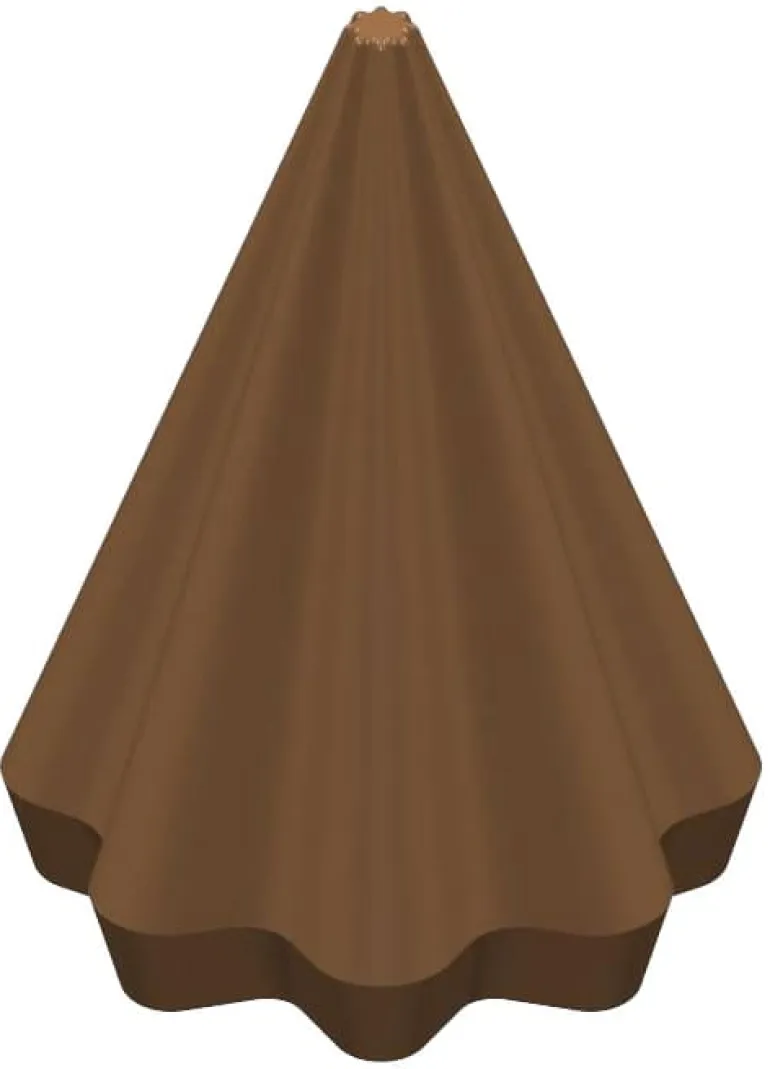 Plaque chocolat Sapin conique
